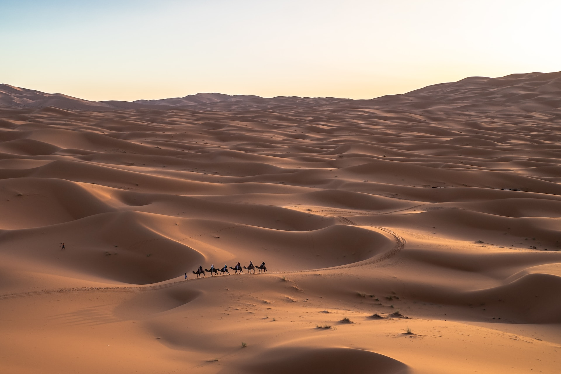 Saudi desert remote location wide vista — film fixer Saudi Arabia and line producer Empty Quarter terrain