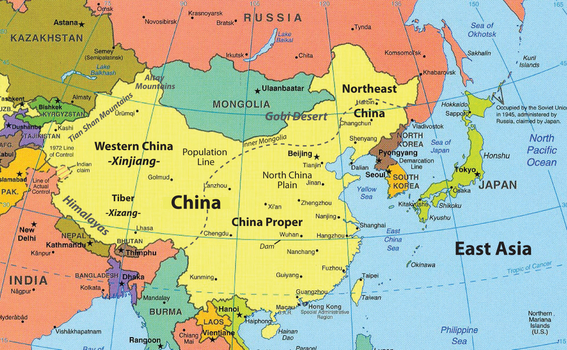 Line Producer East Asia corridor map — film fixers across Korea, Japan, China, Hong Kong, Taiwan and Mongolia