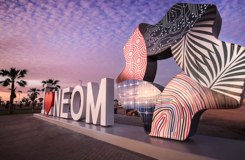 NEOM soundstages and desert studios in north-west Saudi Arabia